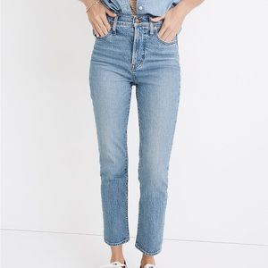 Madewell Petite Perfect Vintage Jeans in Banner Wash 26P